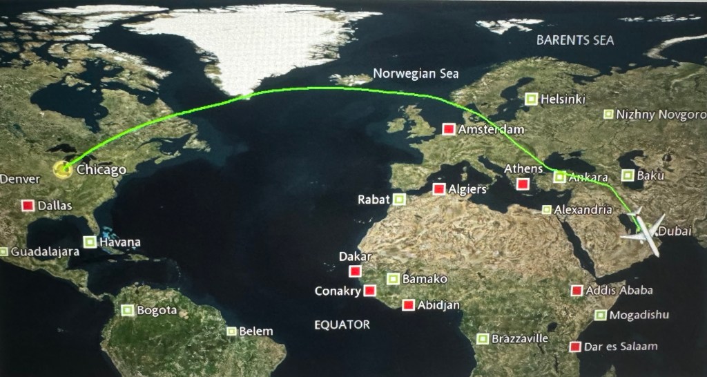 Beautiful sunset landing in&nbsp;Dubai!