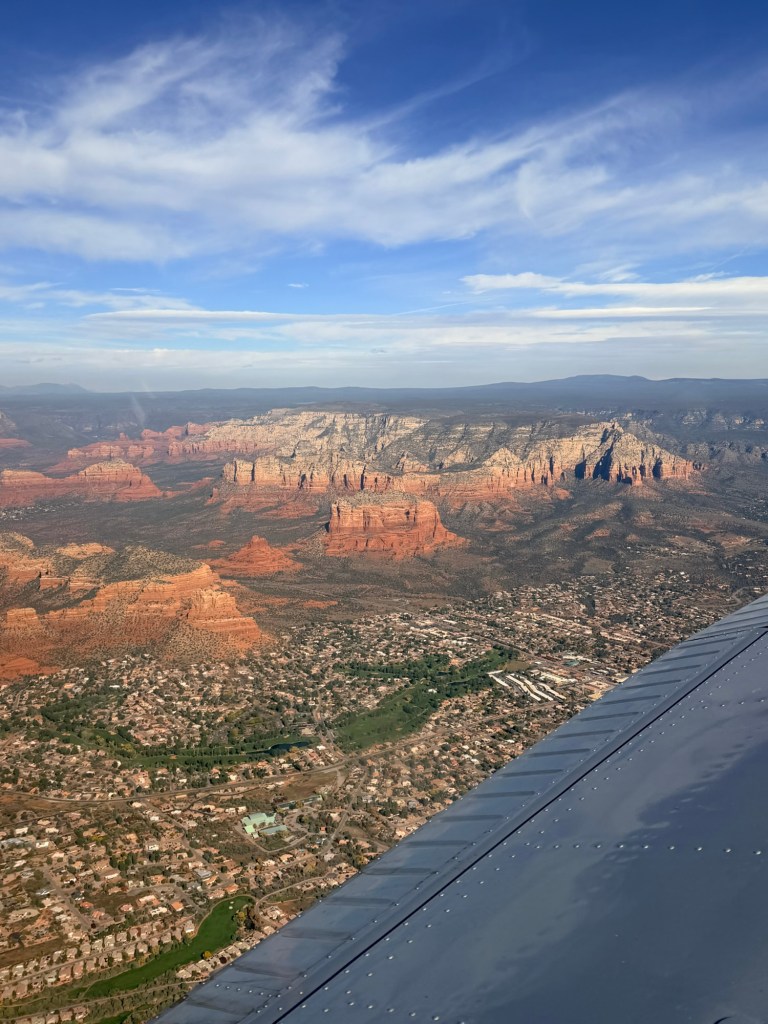 Sedona from the Sky&nbsp;🧡☀️🧡
